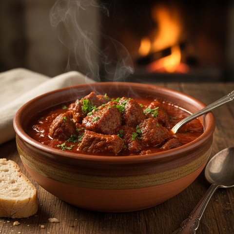 Rundergoulash – Marhapörkölt