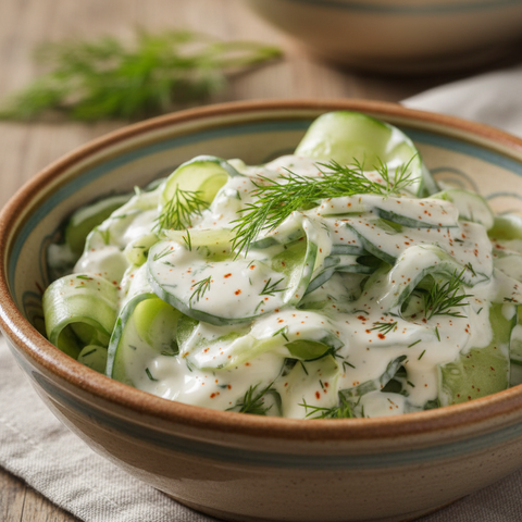 Komkommer salade - Uborkasaláta