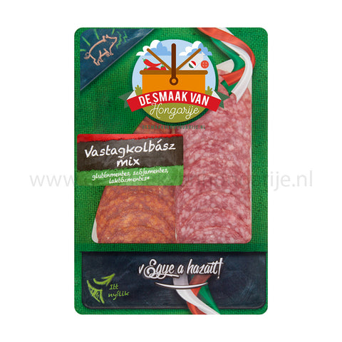 Vastagkolbász mix szeletelt